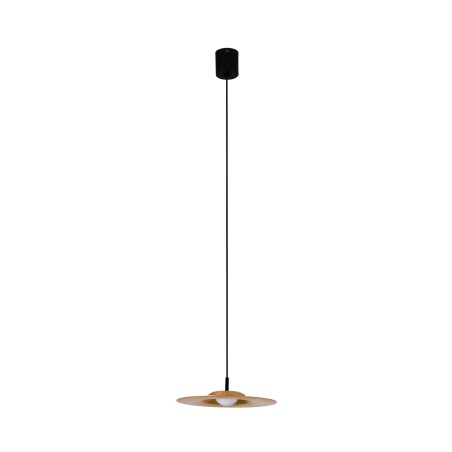 Lampe plafond aluminium LED intégré bronze brossé ARFONS
