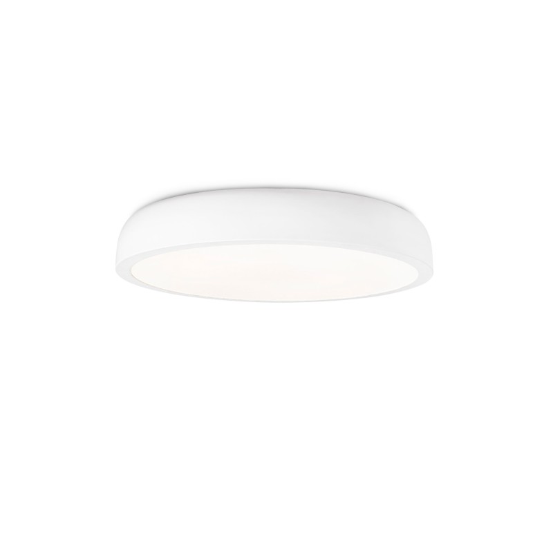 Lampe plafond aluminium LED intégré blanc brillant ANDECHY