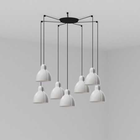 Lampe de plafond en acier E27 noir VERFEIL