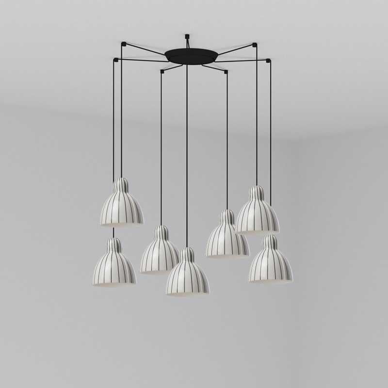 Lampe de plafond en acier E27 noir RITOIRE
