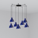 Lampe de plafond en acier E27 noir ECUIRE