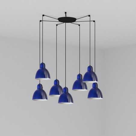 Lampe de plafond en acier E27 noir ECUIRE