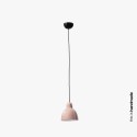 Lampe de plafond en acier E27 noir brillant PESSAN