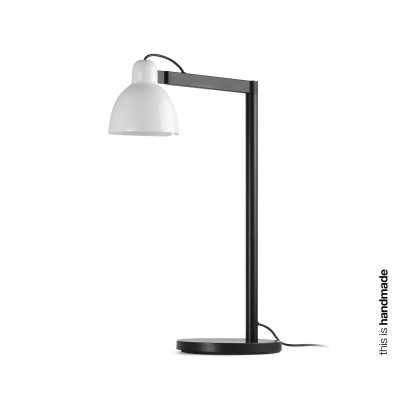 Lampe de table en acier E27 noir CREDIN