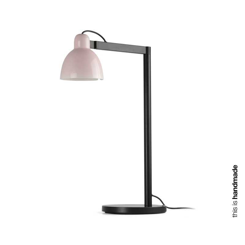 Lampe de table en acier E27 noir SABLOT