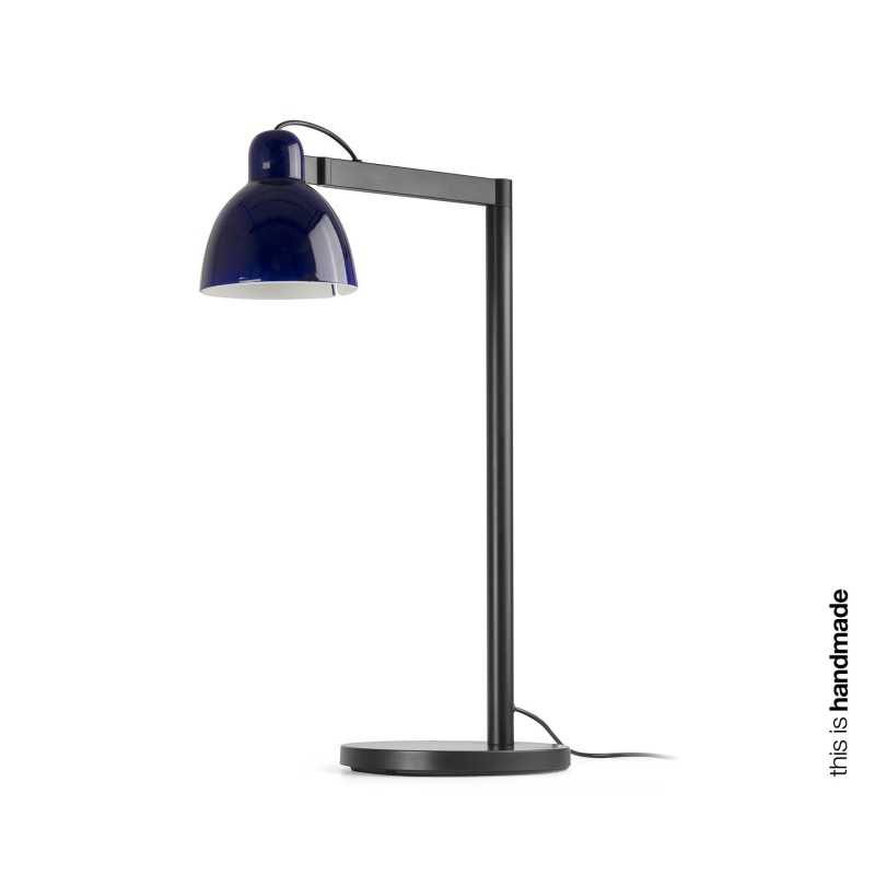 Lampe de table en acier E27 noir VAUDRON