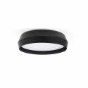 Lampe mur aluminium noir JOURSAC