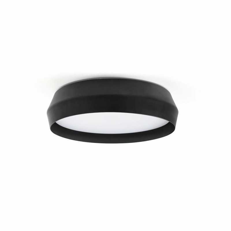 Lampe mur aluminium noir JOURSAC