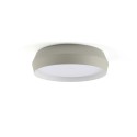 Lampe mur aluminium gris AUCELON