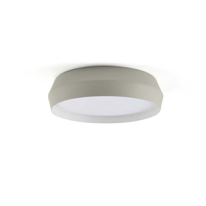Lampe mur aluminium gris AUCELON