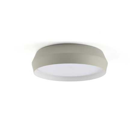 Lampe mur aluminium gris AUCELON