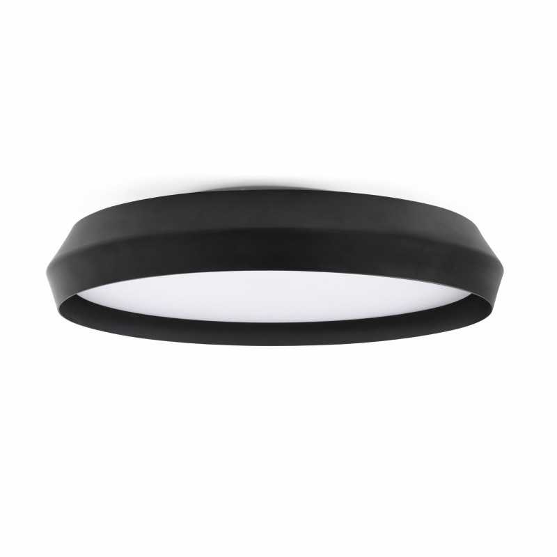 Lampe mur aluminium LED intégré noir NESTIER