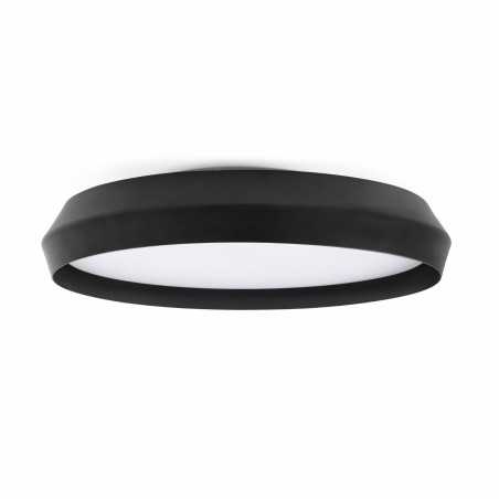 Lampe mur aluminium LED intégré noir NESTIER