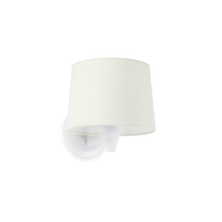 Lampe murale en acier E27 blanc mat COUZOU