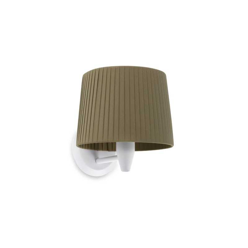 Lampe murale en acier E27 blanc ANDANCE
