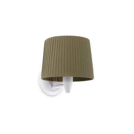 Lampe murale en acier E27 blanc ANDANCE