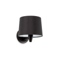 Lampe murale en acier E27 noir mat THOREY