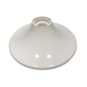 Plafonnier rétro en blanc de grande taille, 250 mm.