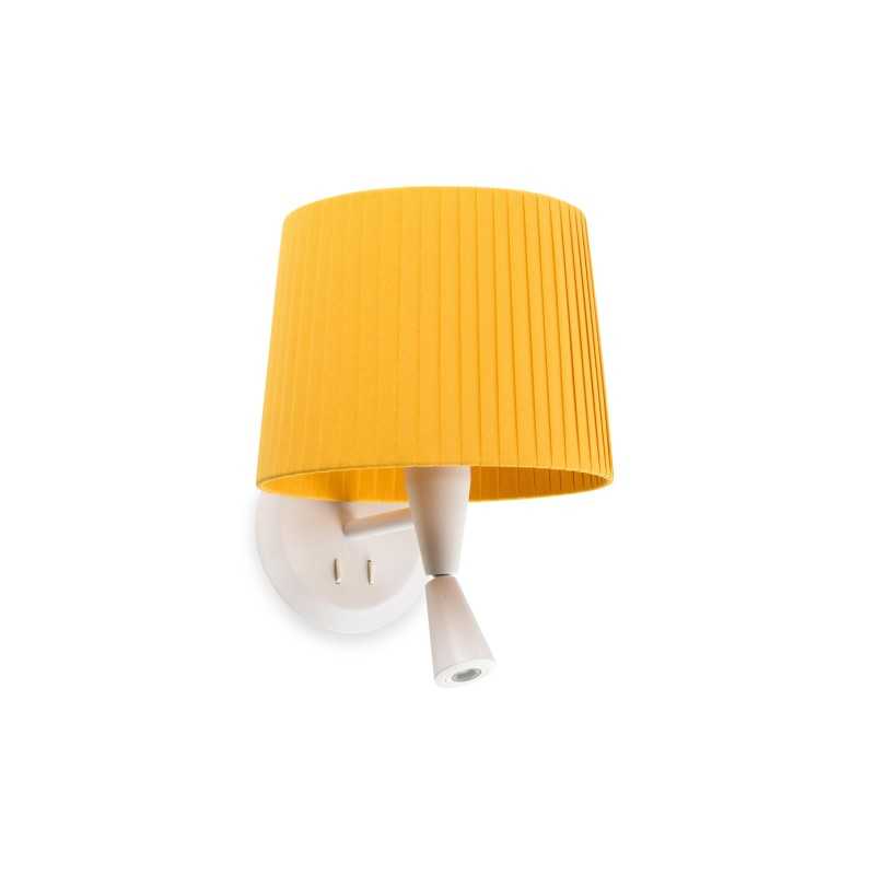 Lampe murale en acier E27 blanc mat SAVIGNY