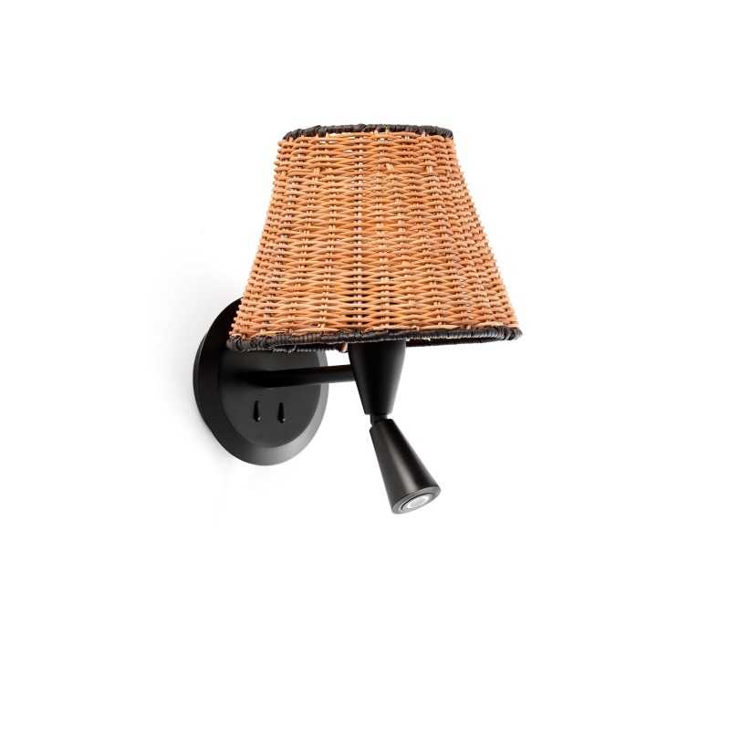 Lampe murale en acier E27 noir mat MEYNEY