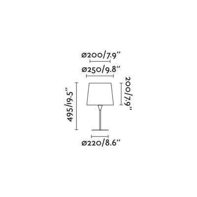 Lampe de table en acier E27 blanc mat ISSOIRE