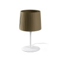 Lampe de table en acier E27 blanc mat CINGAL