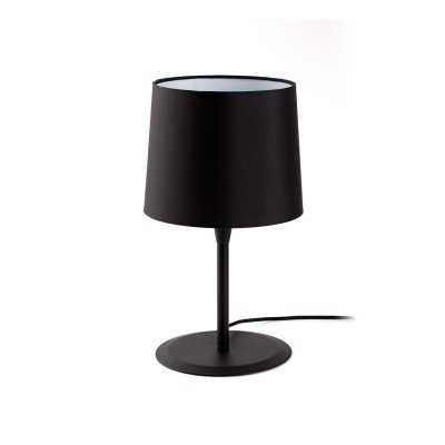 Lampe de table en acier E27 noir mat SERRES