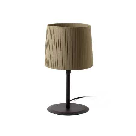 Lampe de table en acier E27 noir mat SANNOIS
