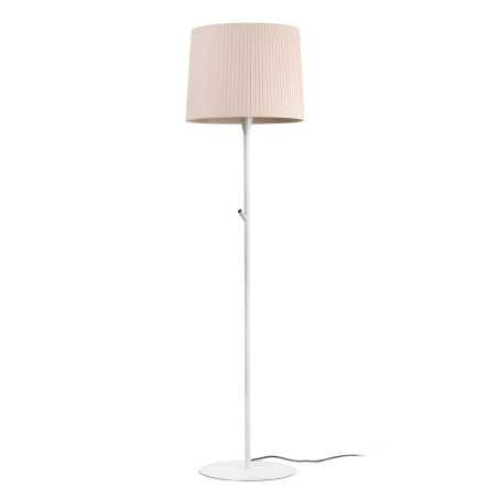 Lampe de sol en acier E27 blanc mat BESSES