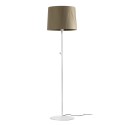 Lampe de sol en acier E27 blanc mat BROMMES