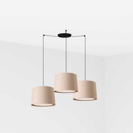 Lampe de plafond en acier E27 noir mat WYLDER