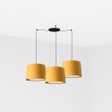 Lampe de plafond en acier E27 noir mat POYOLS