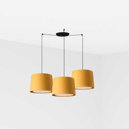 Lampe de plafond en acier E27 noir mat POYOLS