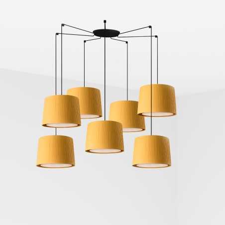 Lampe de plafond en acier E27 noir mat CLEPPE