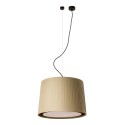 Lampe de plafond en acier E27 noir mat ROUZEDE