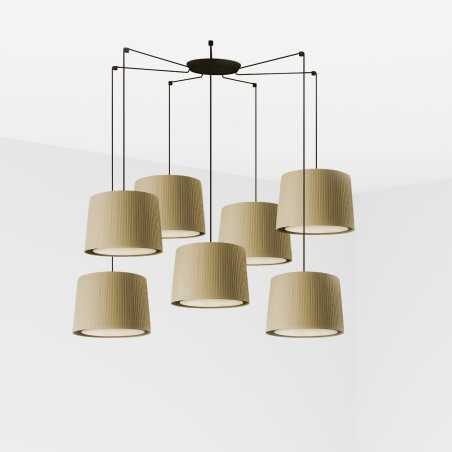 Lampe de plafond en acier E27 noir mat BILLEY