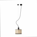 Lampe de plafond en acier E27 noir mat OUCQUES
