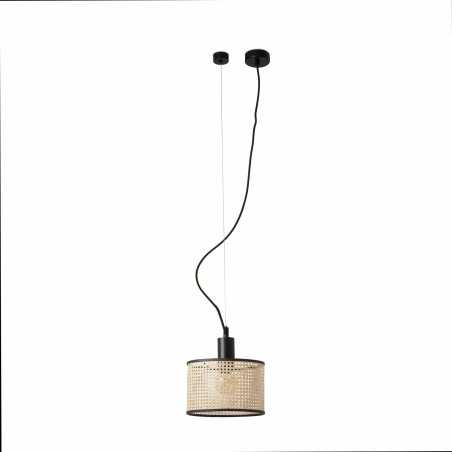 Lampe de plafond en acier E27 noir mat OUCQUES