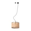 Lampe de plafond en acier E27 noir mat COLONNE