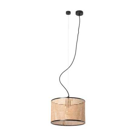 Lampe de plafond en acier E27 noir mat COLONNE