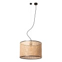 Lampe de plafond en acier E27 noir mat MELESSE