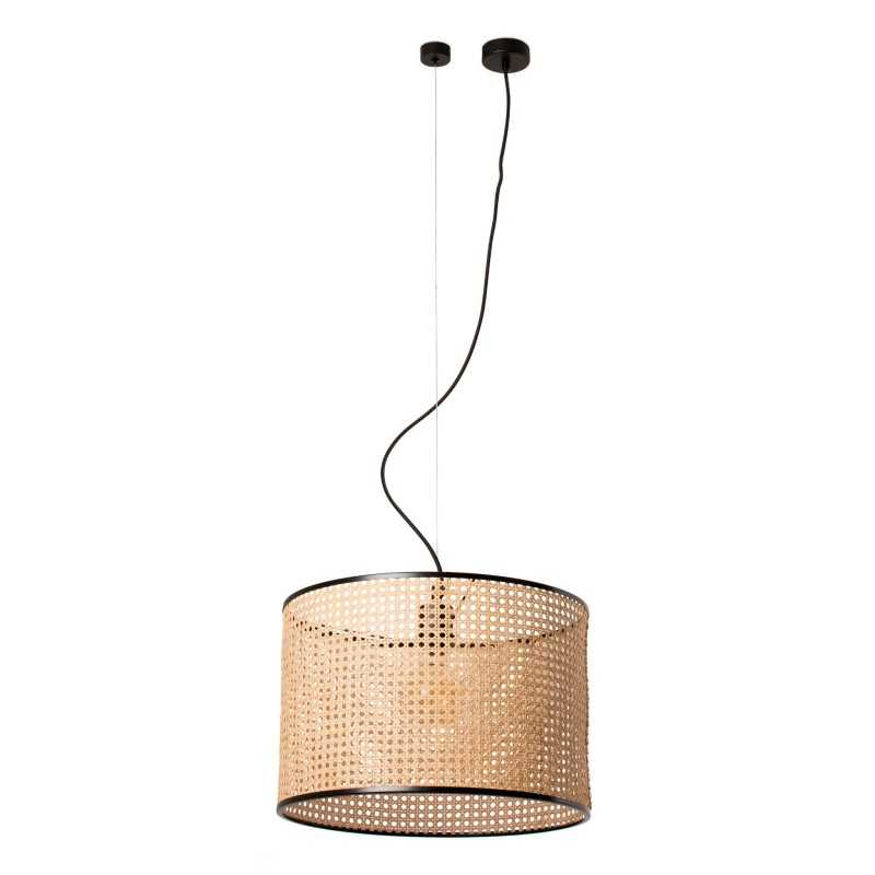 Lampe de plafond en acier E27 noir mat MELESSE