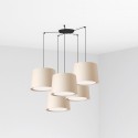 Lampe de plafond en acier E27 noir mat RIPCUH
