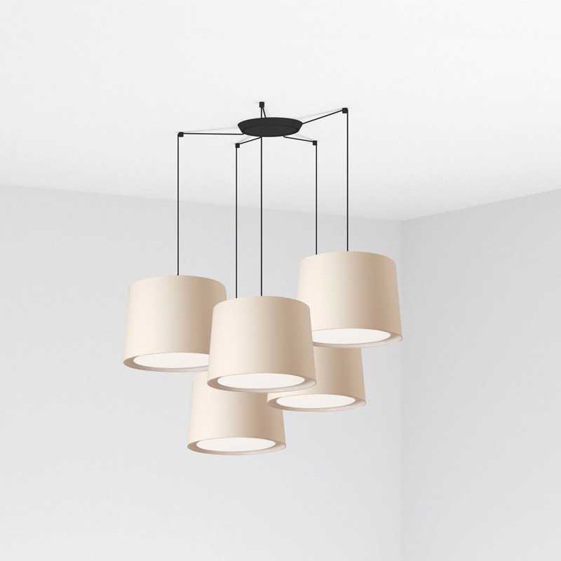 Lampe de plafond en acier E27 noir mat RIPCUH