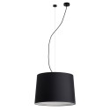 Lampe de plafond en acier E27 noir mat MAZEUIL