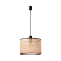 Lampe de plafond en acier E27 noir mat LA RUA