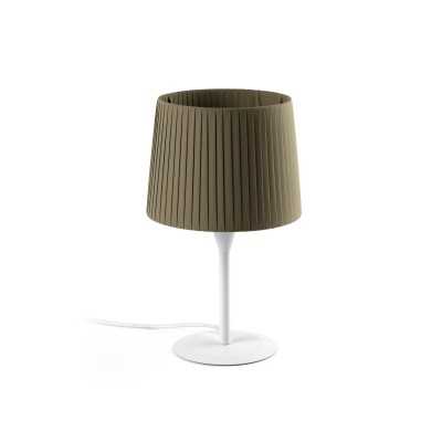 Lampe de table en acier E27 blanc HOMMERT