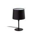 Lampe de table en acier E27 noir VALLIER