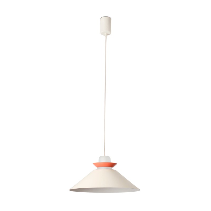 Lampe de plafond en acier E27 beige NEUVIZY