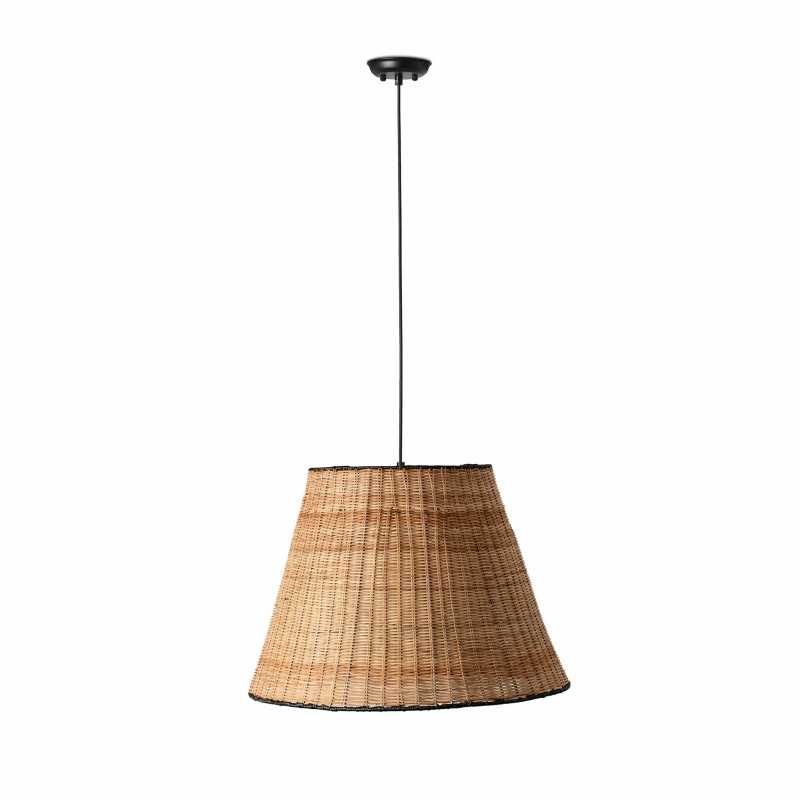 Lampe de plafond en acier E27 noir NAUZON